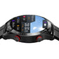 Bluetooth Smart Watch Sleep ECG Monitoring Sport Tracker-with 1 Steel Strap and 1 TPU Strap