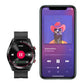 Bluetooth Smart Watch Sleep ECG Monitoring Sport Tracker-with 1 Steel Strap and 1 TPU Strap