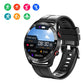 Bluetooth Smart Watch Sleep ECG Monitoring Sport Tracker-with 1 Steel Strap and 1 TPU Strap