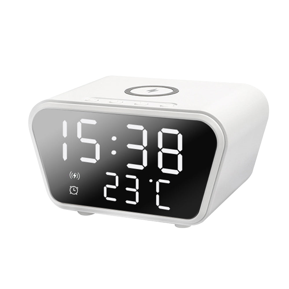 15W Fast Wireless Charging LED Digital Alarm Clock