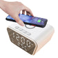 15W Fast Wireless Charging LED Digital Alarm Clock