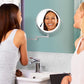 8-inch Wall Mounted 10X Magnifying Makeup Mirror with LED Light Dual Side