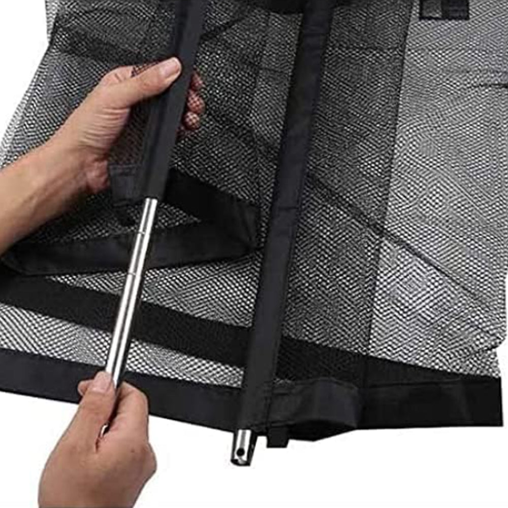 110x72CM/180x72CM Portable Non-drill Magic Mesh Pet Gate