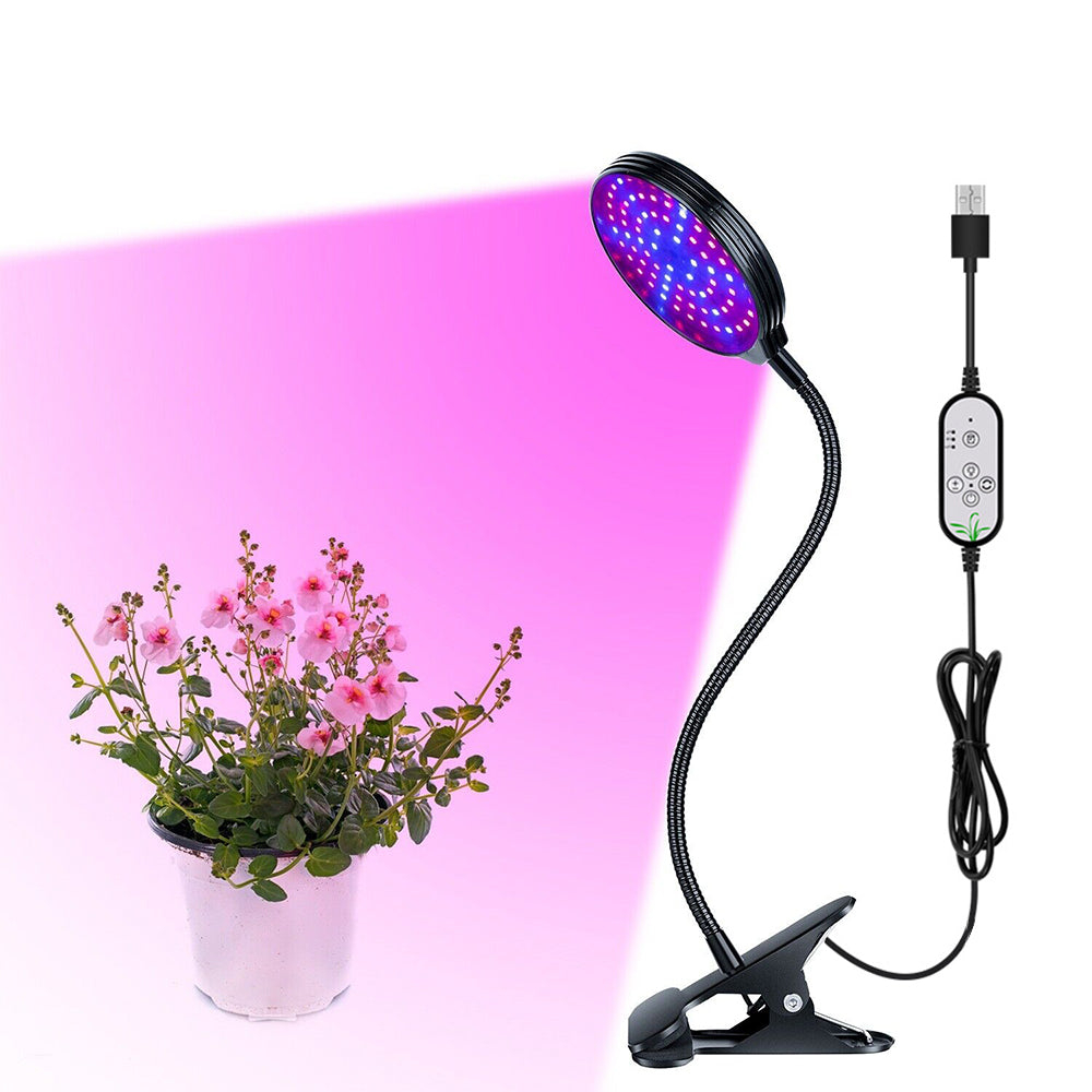 USB LED Grow Light Dimming Indoor Plant Flower Veg Hydroponic Growing Lamp