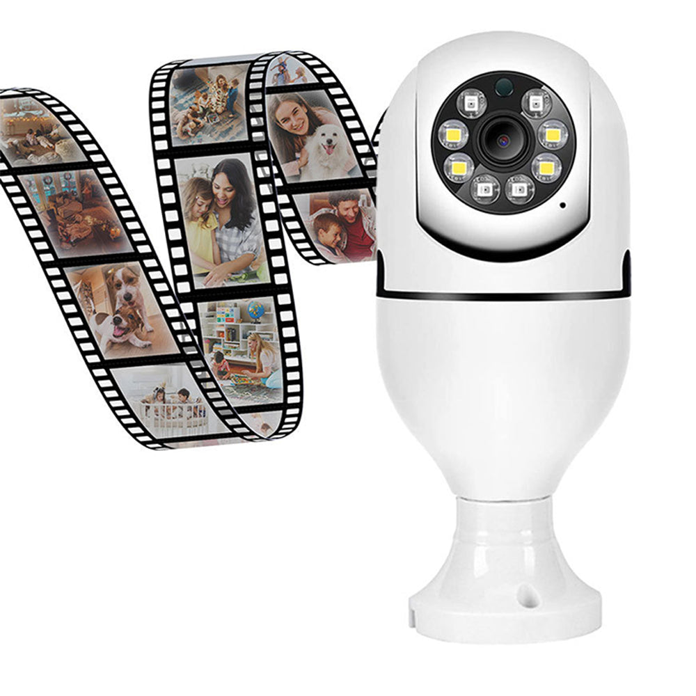 HD WiFi IP Security Lamp Camera Bulb Light Camera