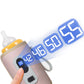 USB Digital Display Kids Travel Milk Warmer Bottle with 5-Speed Temperature