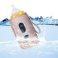 USB Digital Display Kids Travel Milk Warmer Bottle with 5-Speed Temperature