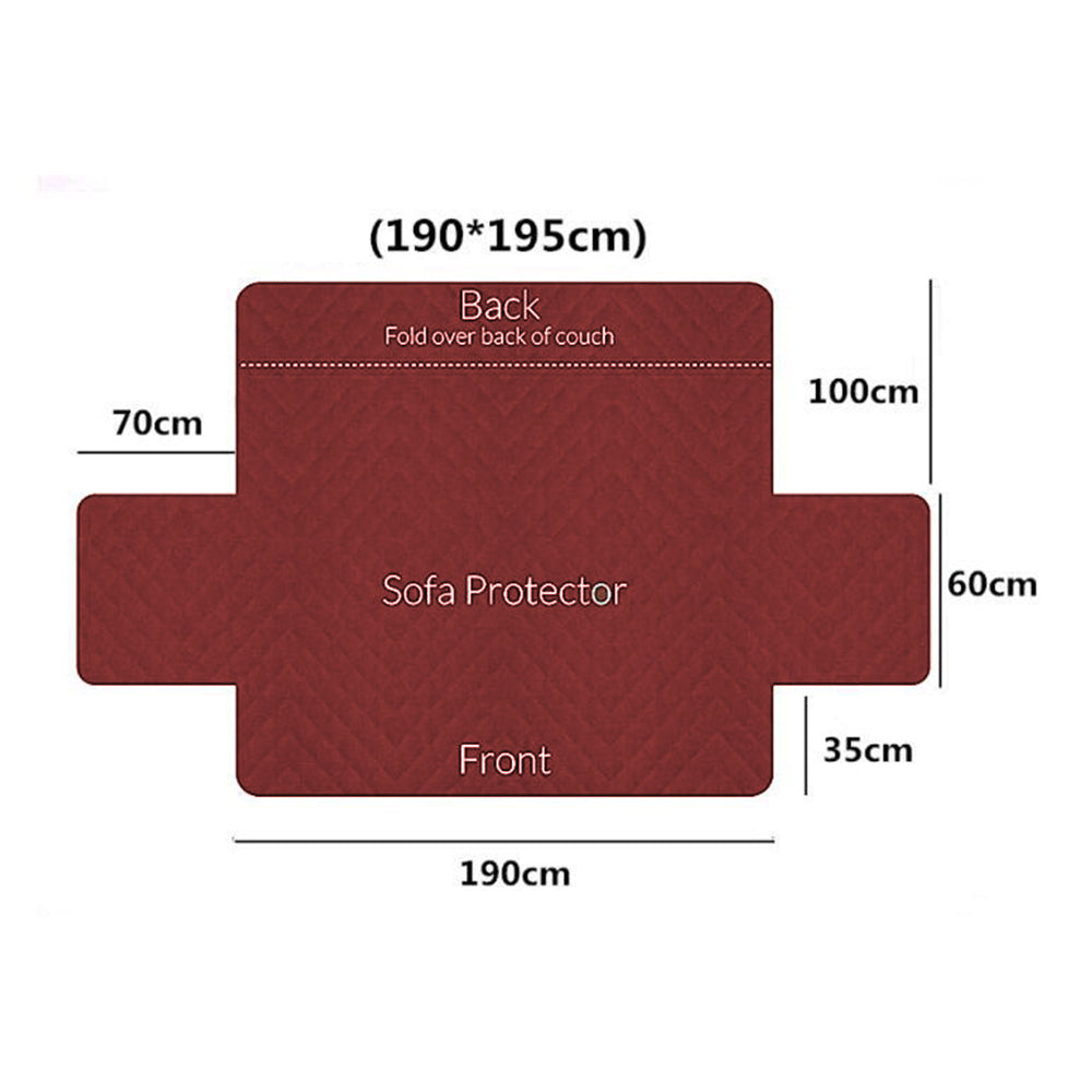 Reversible Water Resistance Sofa Cover Furniture Protector Washable Couch Cover