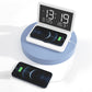 Electric Wireless Charger Digital Thermometer Alarm Clock
