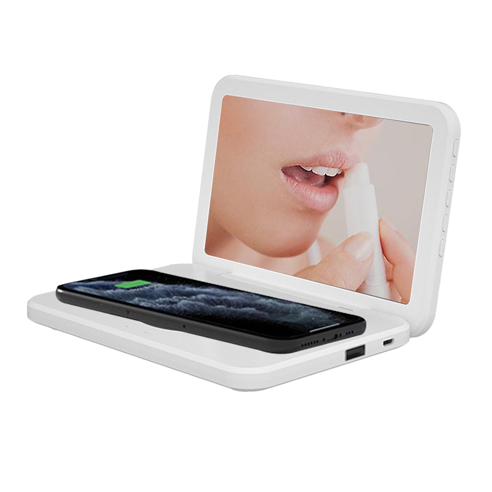 Electric Wireless Charger Digital Thermometer Alarm Clock