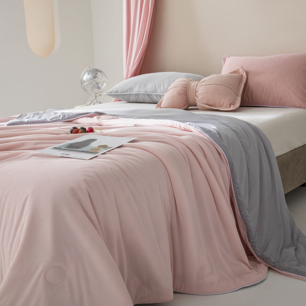 Reversible Lightweight Cool Blanket Cool Quilt for Summer