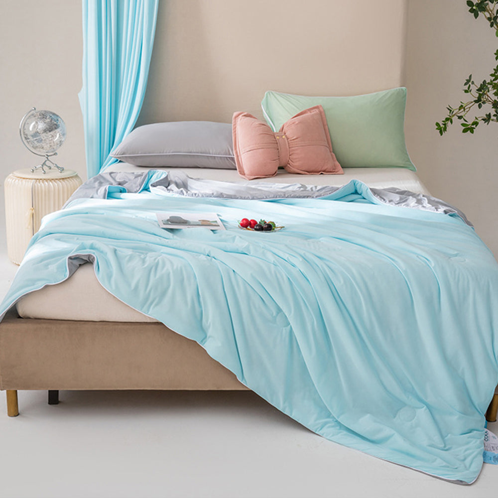 Reversible Lightweight Cool Blanket Cool Quilt for Summer