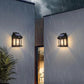 2Pcs Solar Wall Lights with 3 Modes Outdoor for Backyard