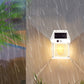 2Pcs Solar Wall Lights with 3 Modes Outdoor for Backyard