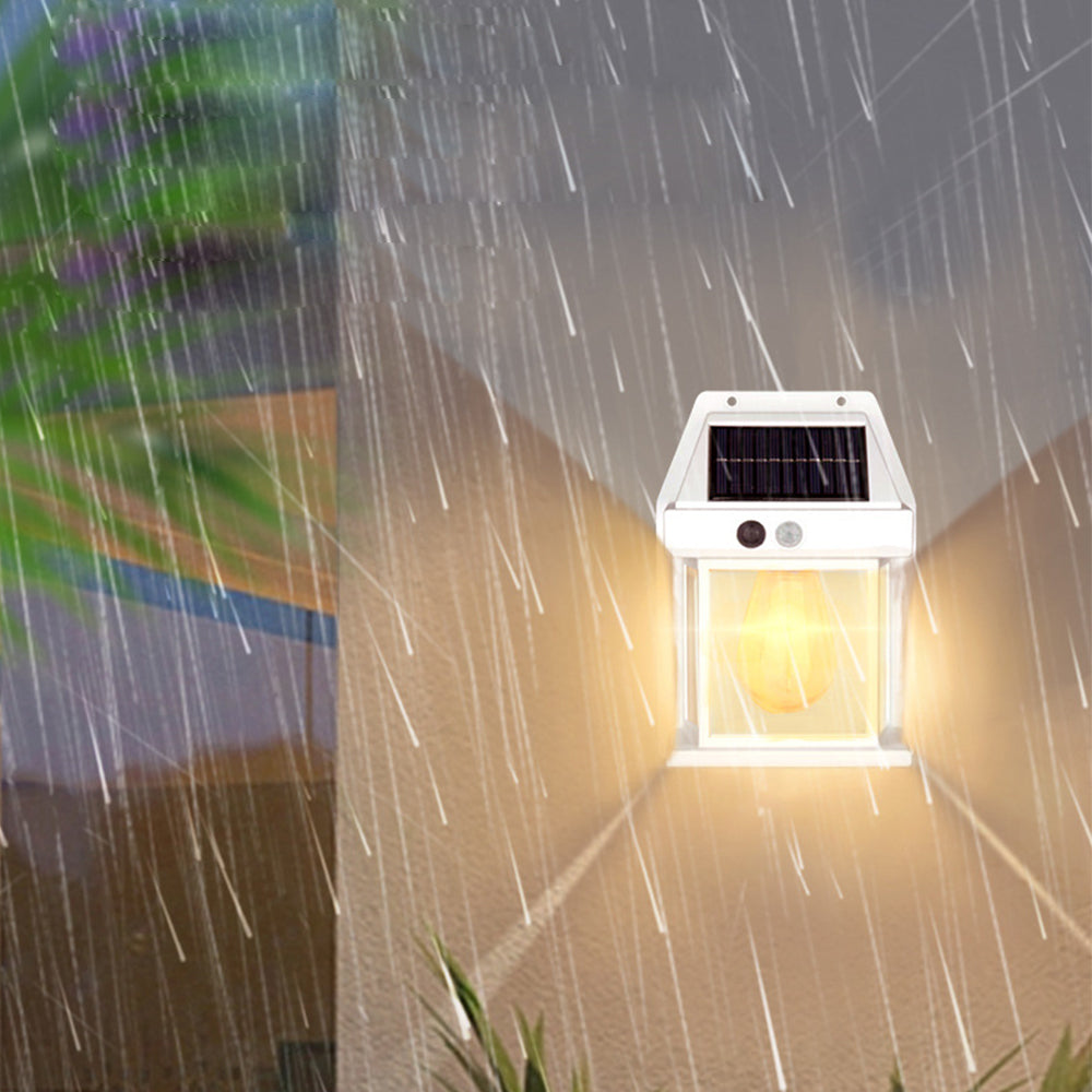 2Pcs Solar Wall Lights with 3 Modes Outdoor for Backyard