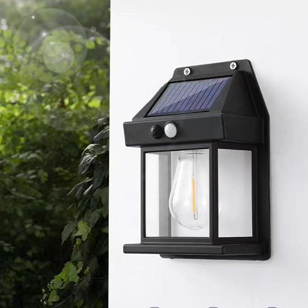 2Pcs Solar Wall Lights with 3 Modes Outdoor for Backyard