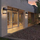 2Pcs Solar Wall Lights with 3 Modes Outdoor for Backyard