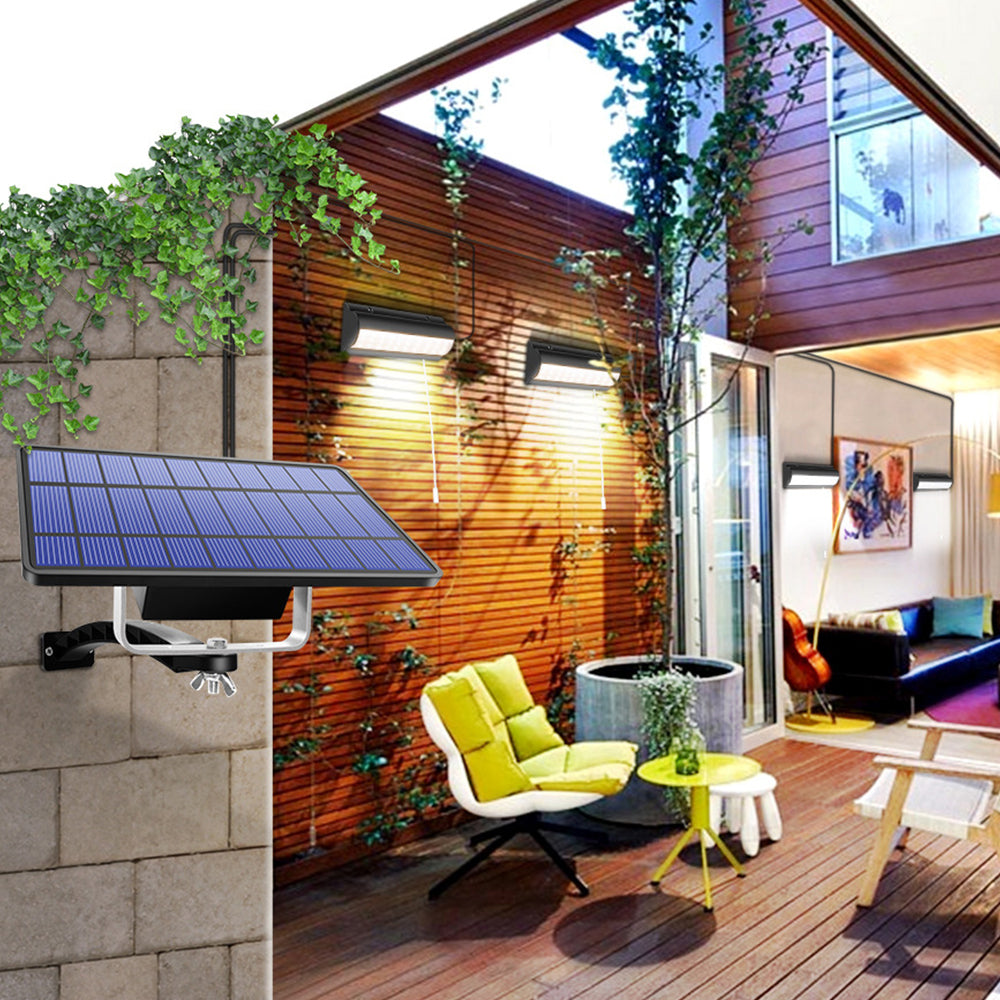 Solar Powered Corridor Wall Lights with Drawstring Wall Mount Lighting