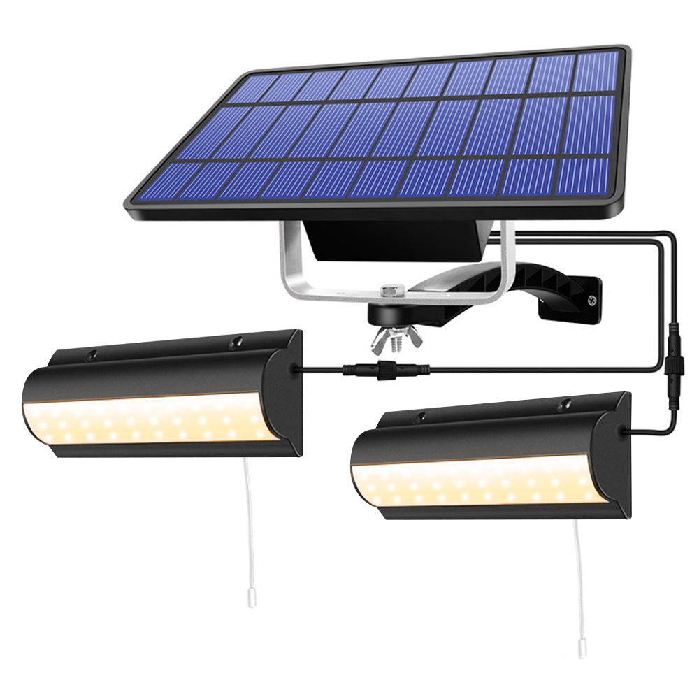 Solar Powered Corridor Wall Lights with Drawstring Wall Mount Lighting