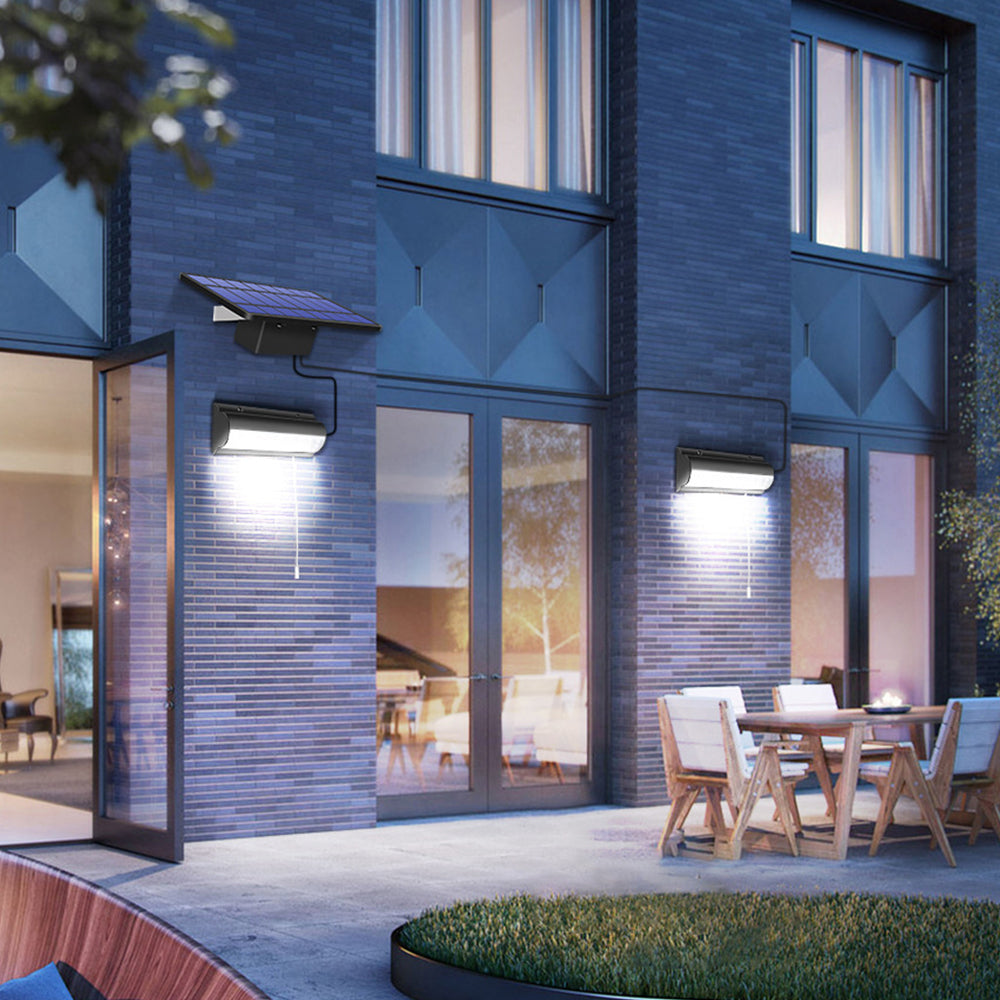 Solar Powered Corridor Wall Lights with Drawstring Wall Mount Lighting