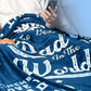 Flannel Blanket Birthday Gifts for Dad from Daughter or Son