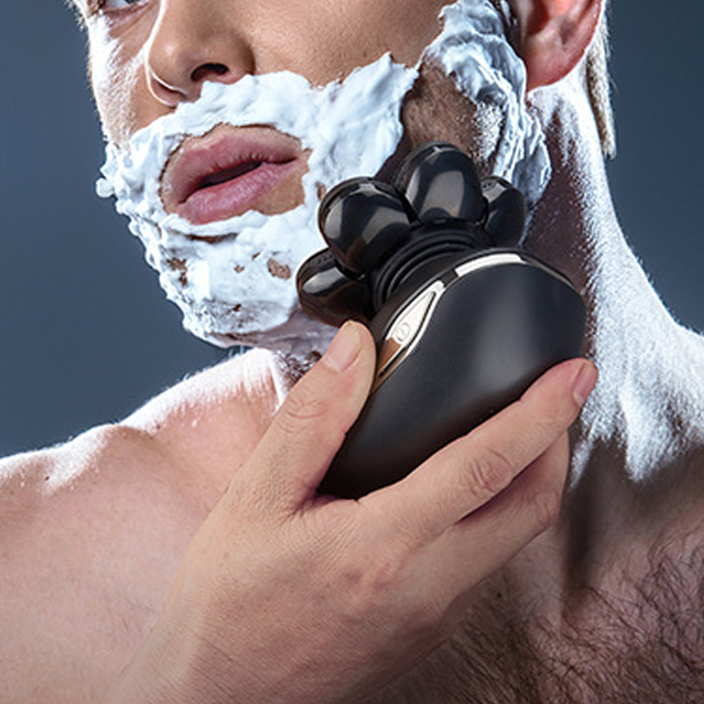 5 in 1 7D Blade Detachable Electric Head Shaver for Men