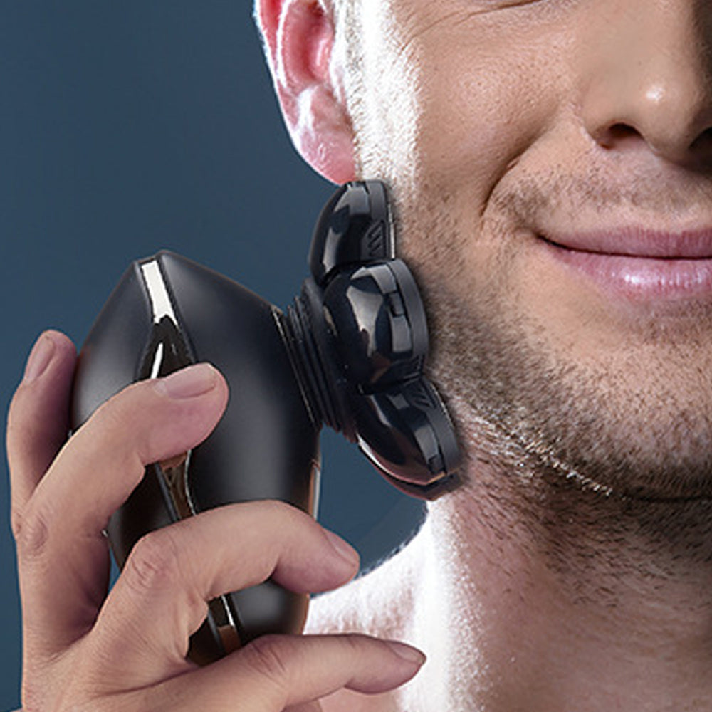 5 in 1 7D Blade Detachable Electric Head Shaver for Men