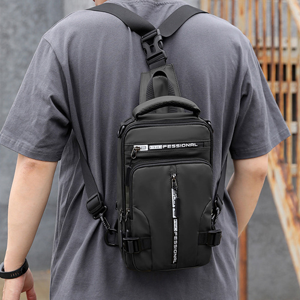 Men's Anti-theft Sling Cross-body Backpack