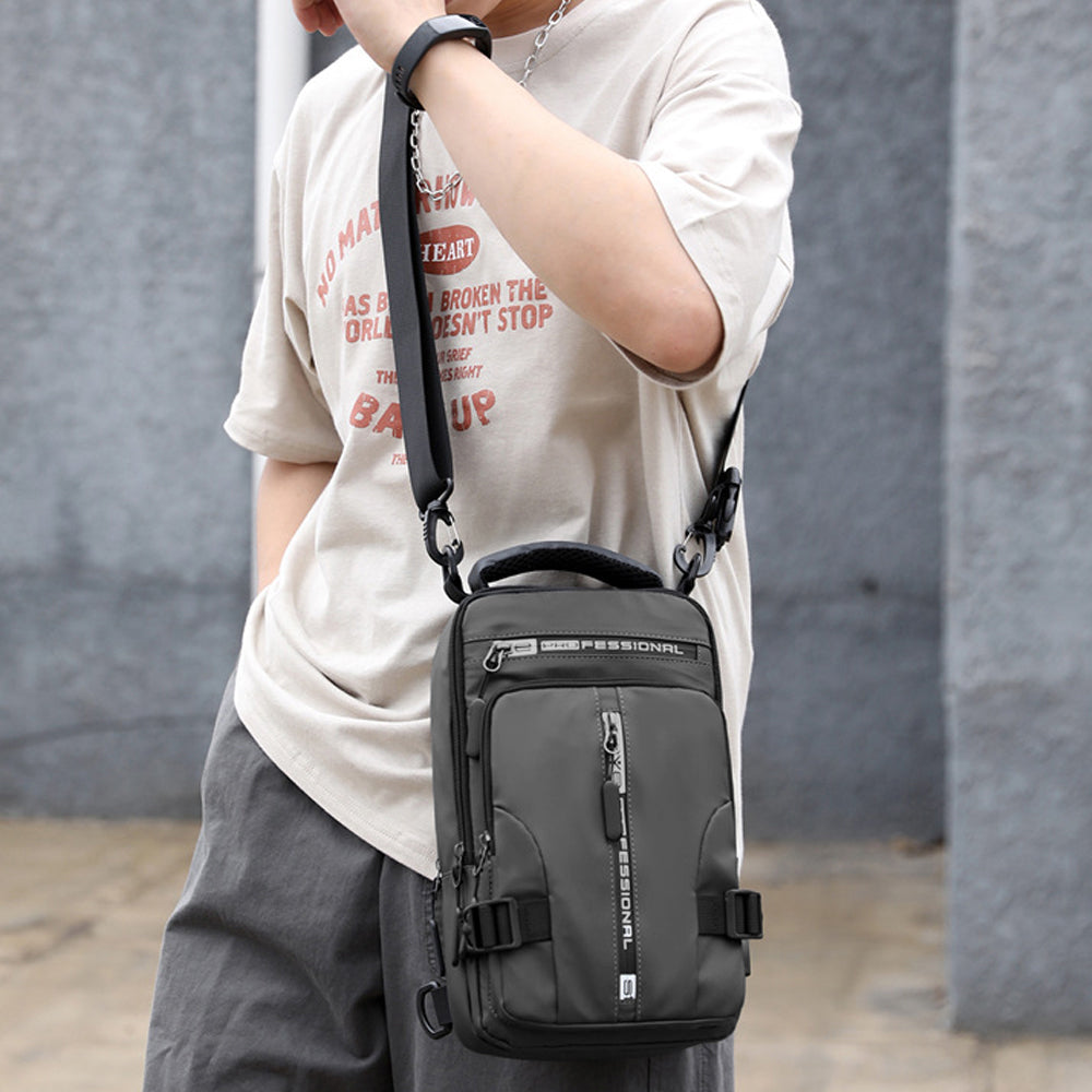 Men's Anti-theft Sling Cross-body Backpack