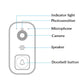 Wireless Smart Visual Doorbell with Water-resistant Security Camera and Dingdong Machine