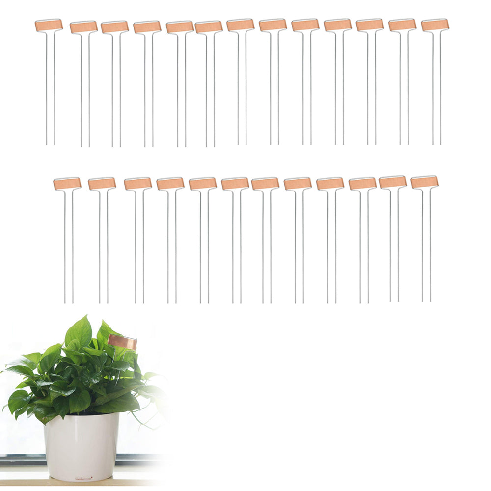 25Pcs Copper Metal Plant Tags Plant Labels Plant Nursery Tags