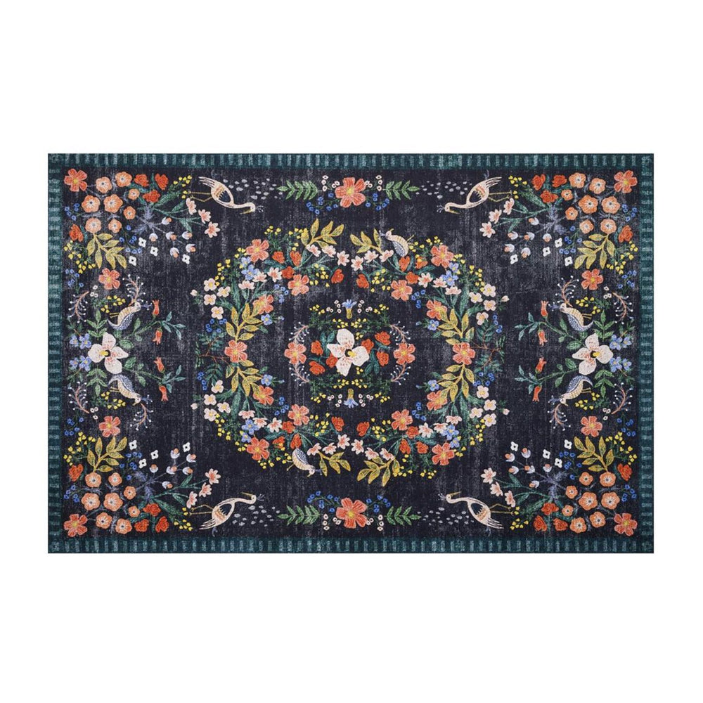 Home Flower Floor Mat Living Room Bedroom Indoor Floor Play Mat