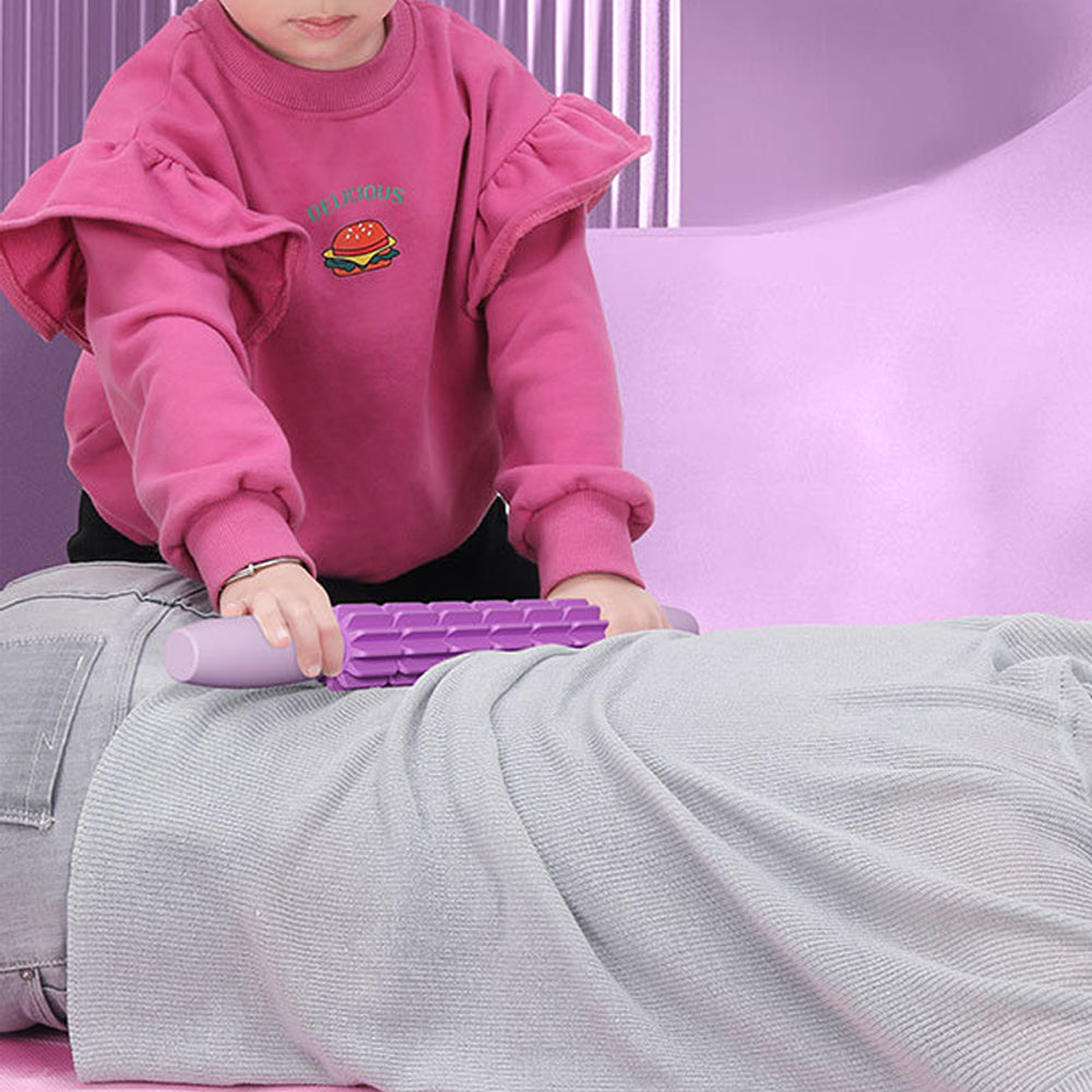 2 in 1 Back Lumbar Support Stretcher Kit with Adsorbable Iron Back Massager for Lower Back Pain Relief