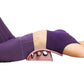 2 in 1 Back Lumbar Support Stretcher Kit with Adsorbable Iron Back Massager for Lower Back Pain Relief