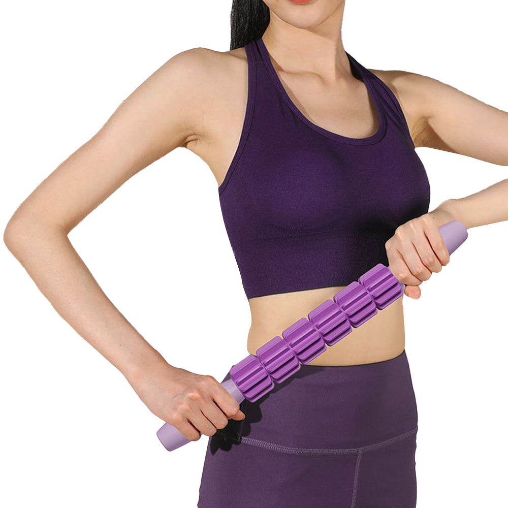 2 in 1 Back Lumbar Support Stretcher Kit with Adsorbable Iron Back Massager for Lower Back Pain Relief