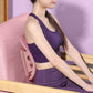 2 in 1 Back Lumbar Support Stretcher Kit with Adsorbable Iron Back Massager for Lower Back Pain Relief