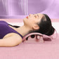 2 in 1 Back Lumbar Support Stretcher Kit with Adsorbable Iron Back Massager for Lower Back Pain Relief