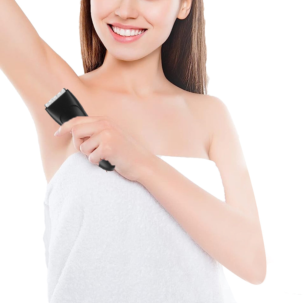 Portable Electric Bikini Trimmer Hair Removal Razor Body Shaver for Women