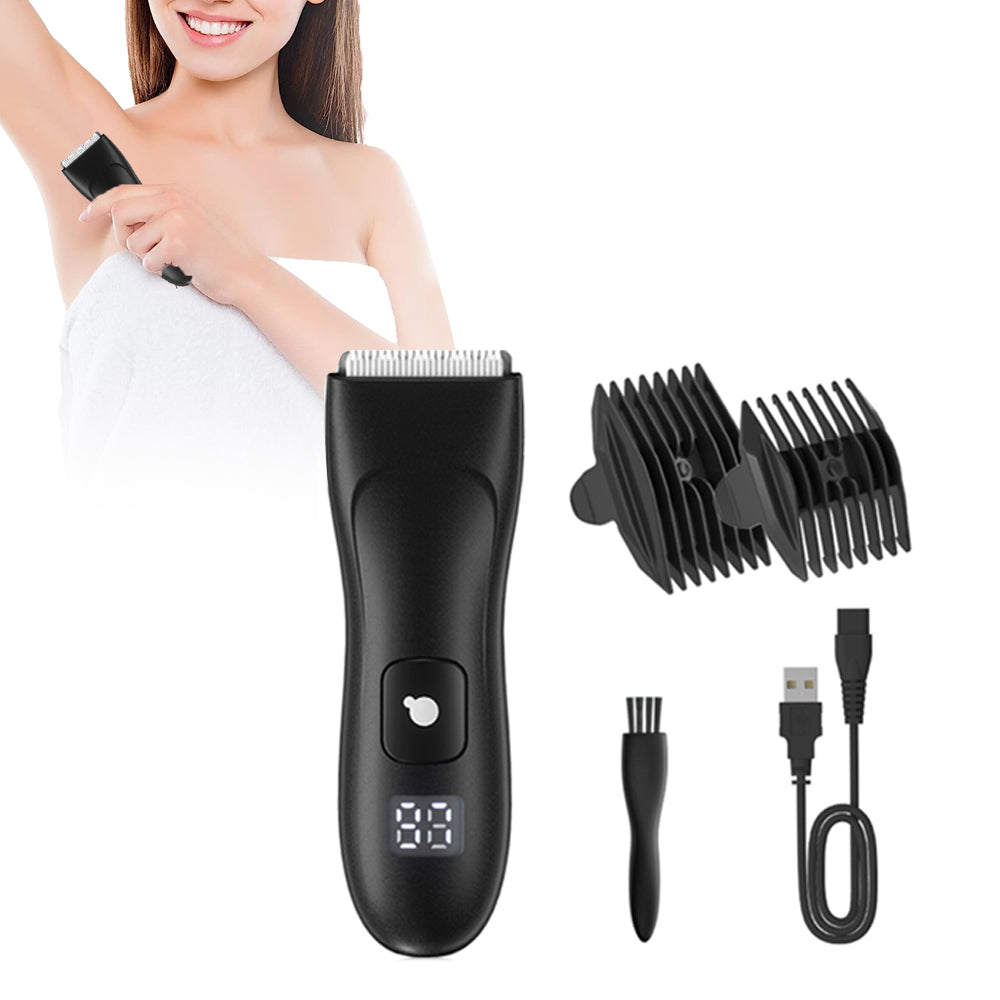 Portable Electric Bikini Trimmer Hair Removal Razor Body Shaver for Women