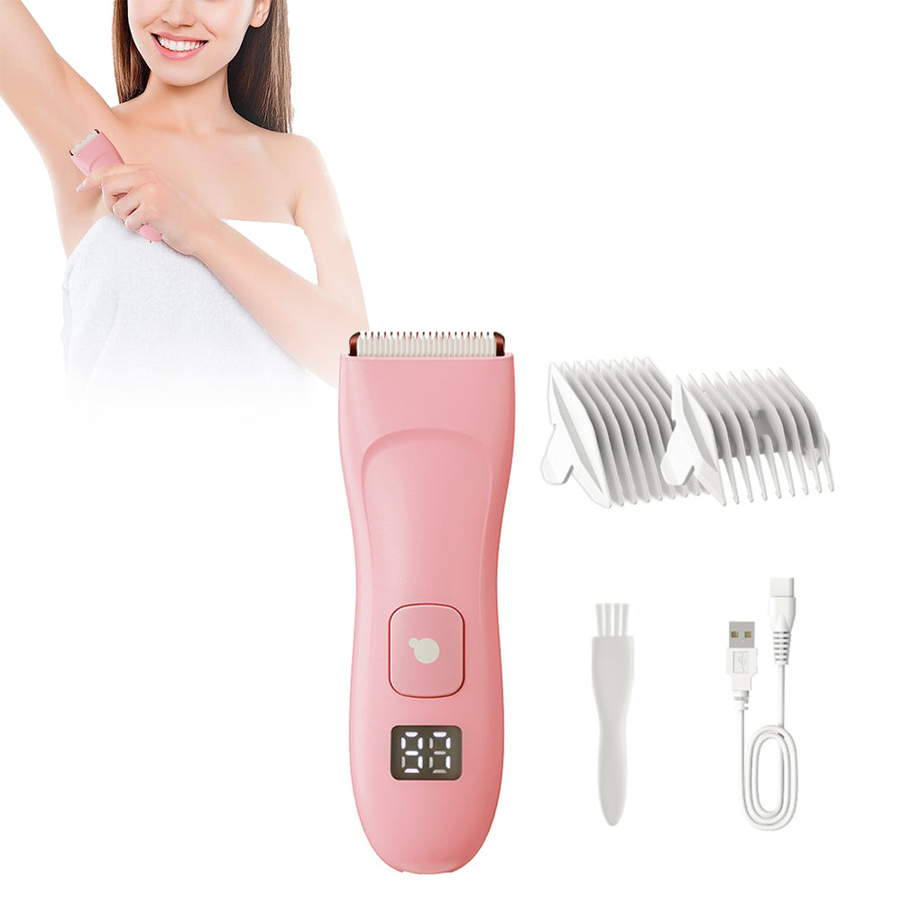 Portable Electric Bikini Trimmer Hair Removal Razor Body Shaver for Women