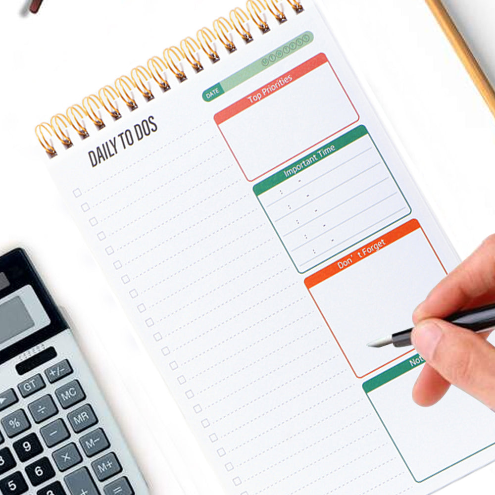2Pcs 50sheets To Do List Planner Notepad