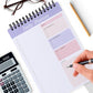 4Pcs Undated Daily Planner Notepad To-Do List Notepad