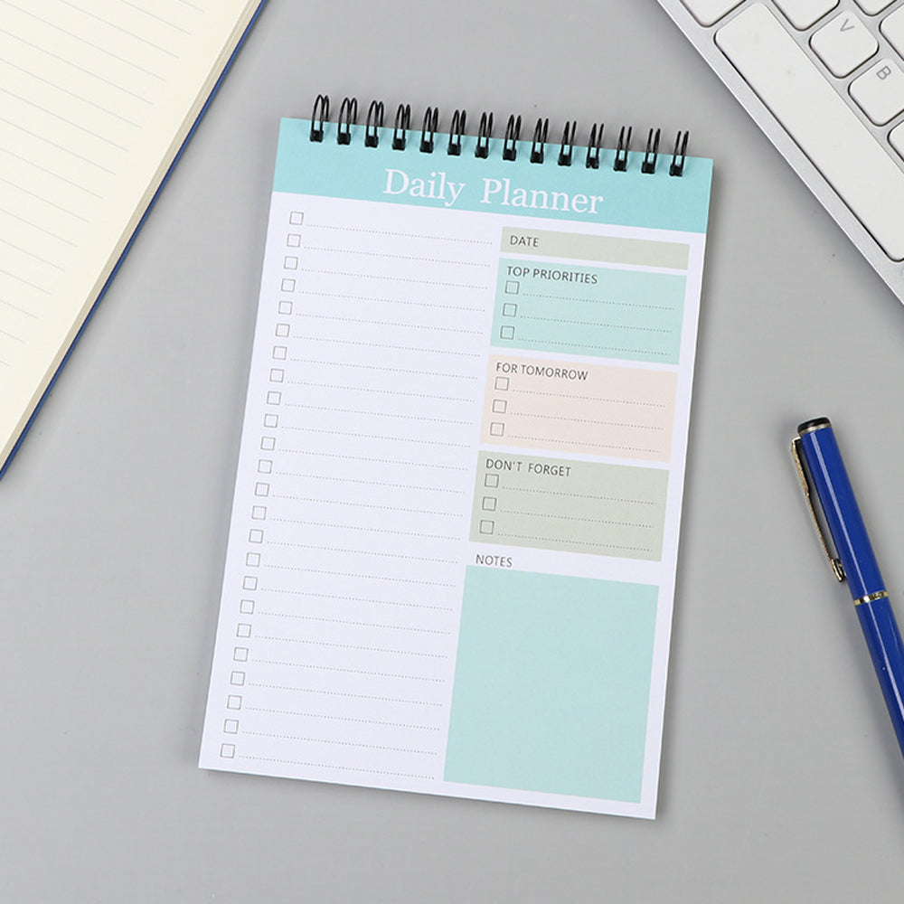 4Pcs Undated Daily Planner Notepad To-Do List Notepad