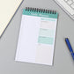 4Pcs Undated Daily Planner Notepad To-Do List Notepad