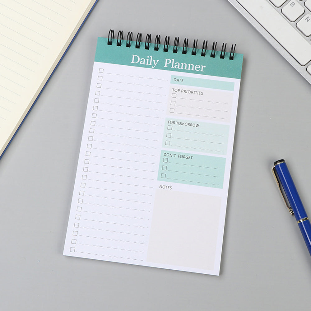 4Pcs Undated Daily Planner Notepad To-Do List Notepad
