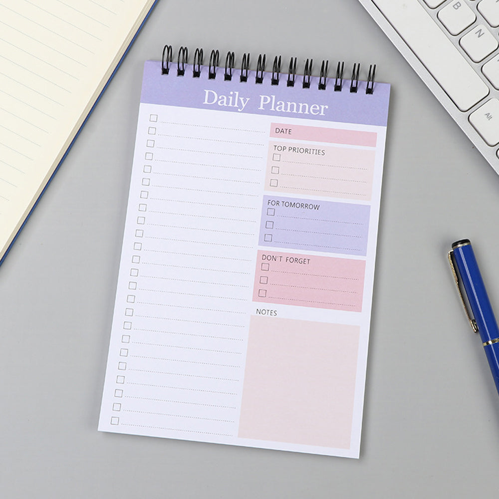 4Pcs Undated Daily Planner Notepad To-Do List Notepad