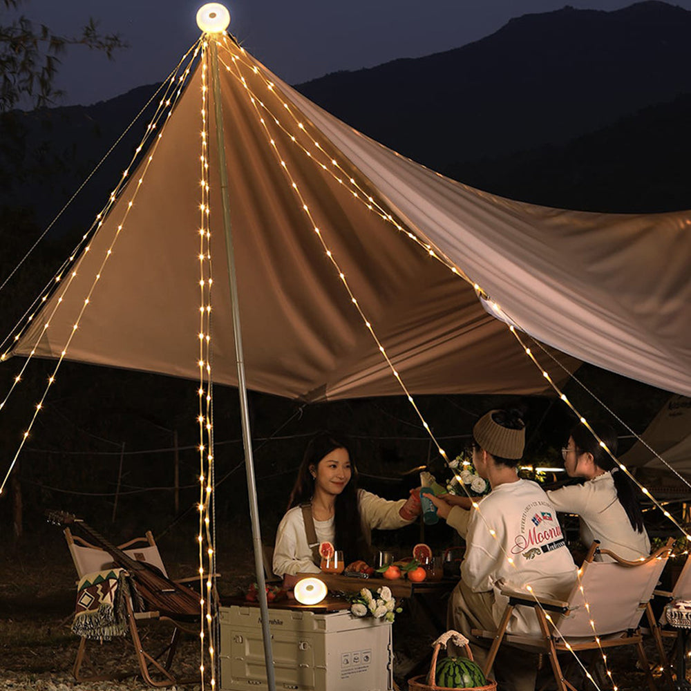 Portable 2-in-1 Rechargeable Outdoor Camping String Light