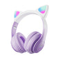 STN-28PRO Wireless Bluetooth 5.3 LED Illuminated Cat Ear 3D Stereo Headset
