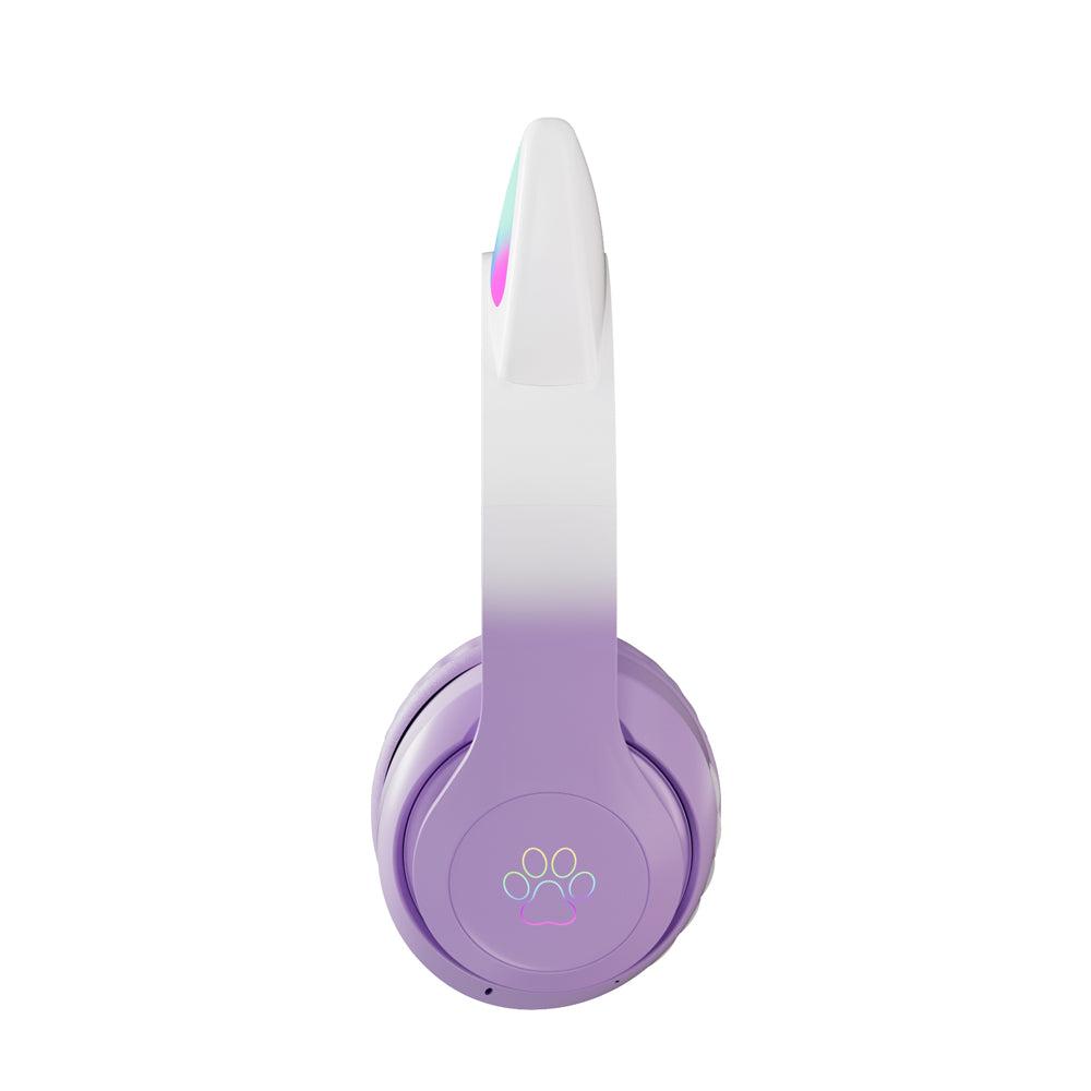 STN-28PRO Wireless Bluetooth 5.3 LED Illuminated Cat Ear 3D Stereo Headset