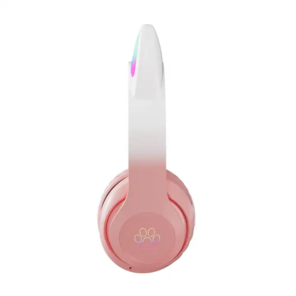 STN-28PRO Wireless Bluetooth 5.3 LED Illuminated Cat Ear 3D Stereo Headset
